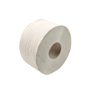 Туалетная бумага Gruine Jumbo, 8,5смx150м, 1 слой, серая, 1 рулон