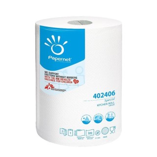 Бумажные полотенца Papernet 402406, 2 слоя, 309 листов, 1 рулон