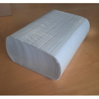 Листовые бумажные полотенца Z - складка SIN, 22.5х19см, 2 слоя, белые, 150 листов в пачке