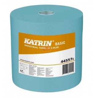 Индустриальная бумага Katrin Basic XL2, 2 слоя, 190м, синия, 2 рулона