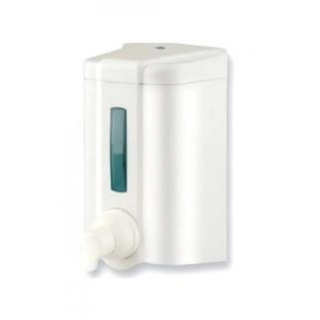 Дозатор для пенообразного мыла VIALLI F2, 500мл, белый, 16x9x12см