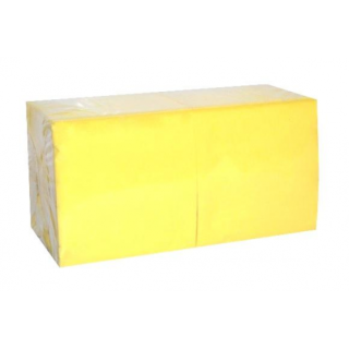 Papīra salvetes Lenek, 24x24cm, citronkrāsā, 400 gab.