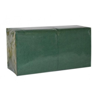Papīra salvetes Lenek, 24x24cm, tumši zaļas, 400gab