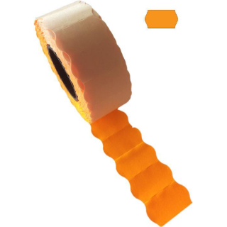 Маркировочные этикетки 22X12мм, 1000этик., оранжевые