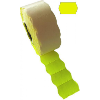 Маркировочные этикетки 26X16мм, 1000этик., желтые