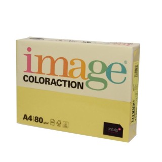 Krāsains papīrs Image Coloraction Canary, A4, 80g/m2, 500loksnes, citrondzeltens (Deep Yellow)