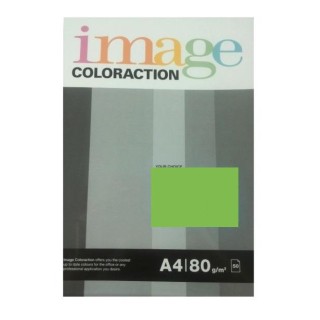 Цветная бумага Image Coloraction Java, A4, 80г/м2, 50 листов, светло зеленaя (Dark green)