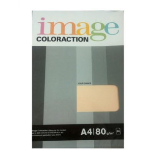 Krāsains papīrs Image Coloraction Dune, A4, 80g/m2, 50 loksnes, krēmkrāsā (Pale Cream)