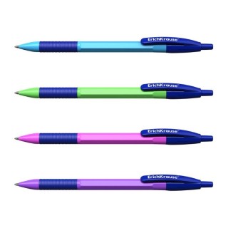 Шариковая ручка ErichKrause R-301 NEON Matick&Grip, 0.7мм, автоматическая, синяя