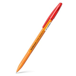 Шариковая ручка ErichKrause R-301 ORANGE, 0.7мм, красная