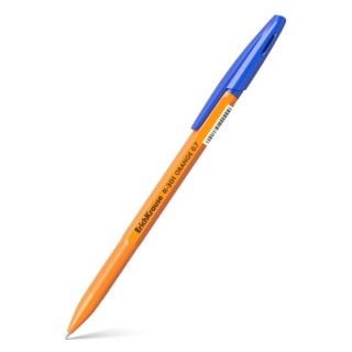Шариковая ручка ErichKrause R-301 ORANGE, 0.7мм, синяя