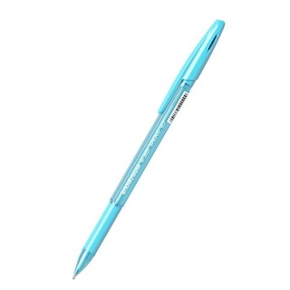 Lodīšu pildspalva ErichKrause R-301 Spring Stick&Grip, 0.7mm, zila, asorti korpuss