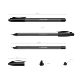 Lodīšu pildspalva ErichKrause U-108 Original Stick, 1mm, melna