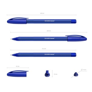 Шариковая ручка ErichKrause U-108 Original Stick, 1мм, синяя
