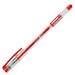 Gēla pildspalva ErichKrause G-POINT, 0.38mm, sarkana