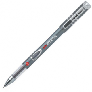 Гелевая ручка ErichKrause MEGAPOLIS, 0.5 мм, черная