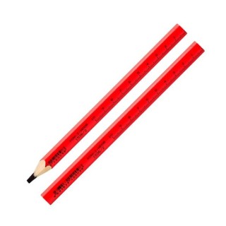 Простой карандаш KOH-I-NOOR "Столярный", HB, красный корпус