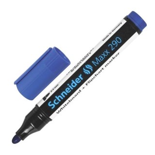 Маркер для белых досок Schneider MAXX290, 2-3мм, синий