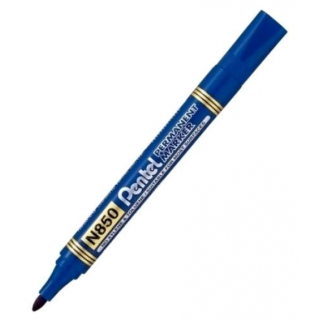 Перманентный маркер Pentel N850, 4.2мм, конический наконечник, синий