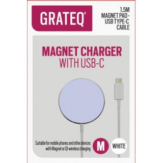 GRATEQ MAGNET PAD - USB-C CABLE 1.5M