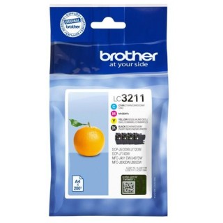 BROTHER LC3211VALDR VALUE PACK (LC3211 BK/C/M/Y)