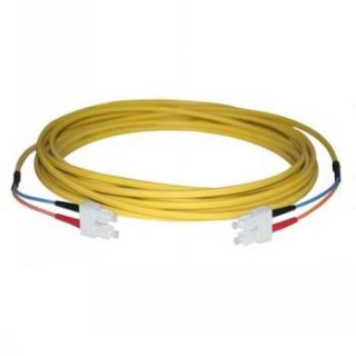 BLACKBOX FO OS1/2 SINGLE-MODE PATCH CABLES LSZH RUGGEDIZED - LC-LC, 15M