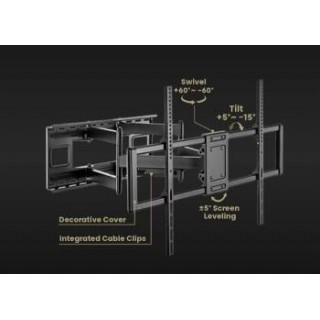 LH-GROUP SWIVELING WALL MOUNT 60-120" MAX 120KG