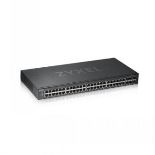 ZYXEL GS1920-48V2, 50 PORT SMART MANAGED SWITCH 44X GIGABIT COPPER AND 4X GIGABIT DUAL PERS., HYBRID MODE, STANDALONE OR NEBULAFLEX CLOUD