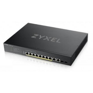 ZYXEL XS1930-12HP, 8-PORT MULTI-GIGABIT SMART MANAGED POE SWITCH 375WATT 802.3BT, 2 X 10GBE + 2 X SFP+ UPLINK