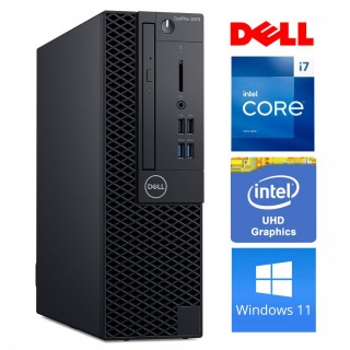 DELL 3070 SFF i7-9700 16GB 256SSD M.2 NVME+1TB DVD WIN11Pro