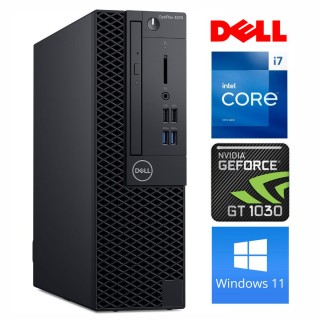 DELL 3070 SFF i7-9700 32GB 256SSD M.2 NVME+1TB GT1030 2GB DVD WIN11Pro