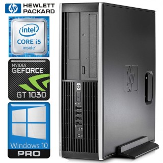 HP 8200 Elite SFF i5-2400 4GB 480SSD+2TB GT1030 2GB WIN10PRO/W7P