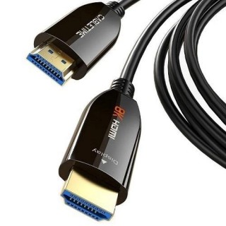 Active Fiber Optical Cable HDMI 2.1, 8K, 60Hz, 100m, 48Gbps, gold-plated