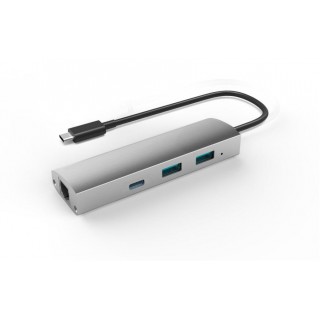 Adapter US3.1 to 2-Port USB 3.0 + 1-Port USB 3.1 with Gigabit Ethernet