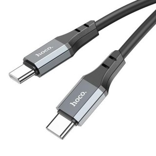 Силиконовый кабель USB Type-C - Type-C, 60W, black, 3m