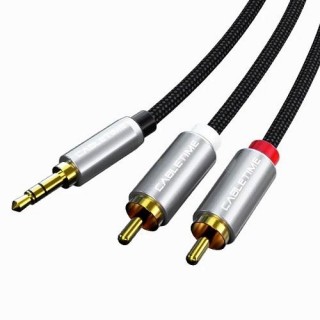 Аудио кабель 3.5мм  - 2x RCA, 1.8 м