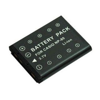 Casio, battery NP-80, NP-82