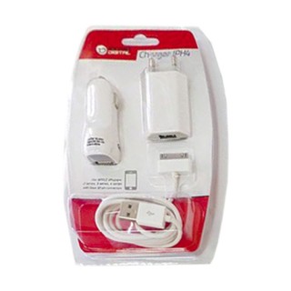 Charger for iPhone combo AC220V +DC12-24V, 1A