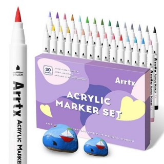 Acrylic Marker Pens ARRTX, 30 Colours