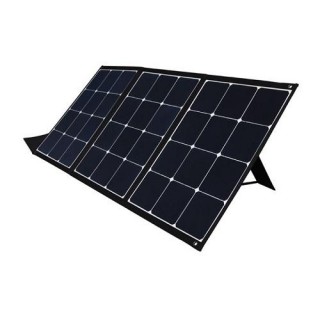 Складная солнечная панель 120Вт, 2xUSB, QC3.0, с адаптерами
