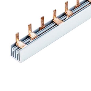 Busbar Pin 3P, 54 modules, 63A, 1.4x7mm, 1m