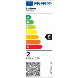 Light Bulb|LEDURO|Power consumption 2 Watts|Luminous flux 220 Lumen|3000 K|220-240V|Beam angle 300 degrees|70200