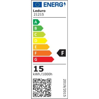 Light Bulb|LEDURO|Power consumption 15 Watts|Luminous flux 1350 Lumen|3000 K|220-240V|Beam angle 220 degrees|21215