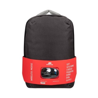 NB BACKPACK 15.6" + MOUSE/7563 BLACK RIVACASE