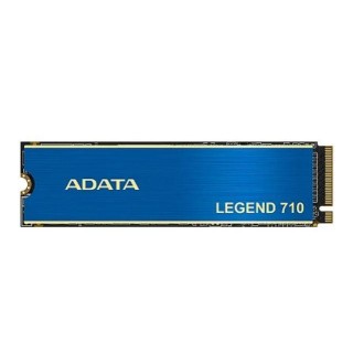 SSD|ADATA|LEGEND 710|256GB|M.2|PCIE|NVMe|3D NAND|Write speed 1000 MBytes/sec|Read speed 2100 MBytes/sec|TBW 65 TB|MTBF 1500000 hours|ALEG-710-256GCS