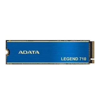 SSD|ADATA|LEGEND 710|512GB|M.2|PCIE|NVMe|3D NAND|Write speed 1000 MBytes/sec|Read speed 2400 MBytes/sec|TBW 130 TB|MTBF 1500000 hours|ALEG-710-512GCS