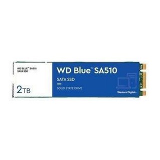 SSD|WESTERN DIGITAL|Blue SA510|2TB|SATA 3.0|3D NAND|Write speed 520 MBytes/sec|Read speed 560 MBytes/sec|M.2|TBW 500 TB|MTBF 1750000 hours|WDS200T3B0B
