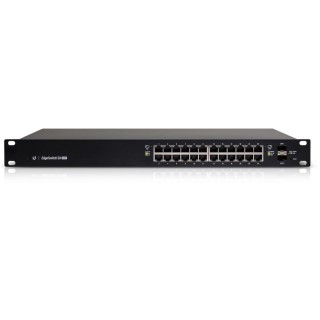 Switch|UBIQUITI|Rack 1U|24x10Base-T / 100Base-TX / 1000Base-T|2xSFP|1xConsole|ES-24-250W