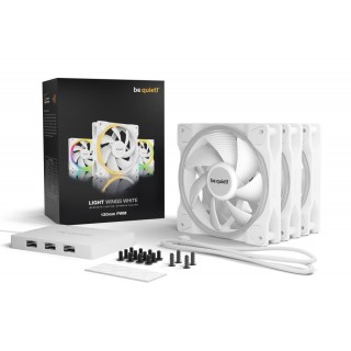 CASE FAN 120MM LIGHT WINGS PWM/WHITE PWMBL100 BE QUIET