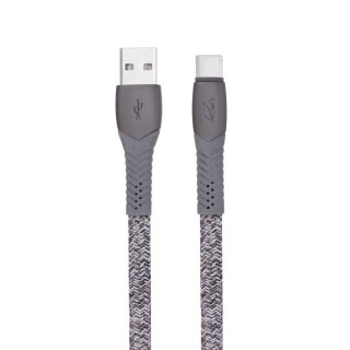 CABLE USB-C TO USB2.0 1.2M/GREY PS6102 GR12 RIVACASE